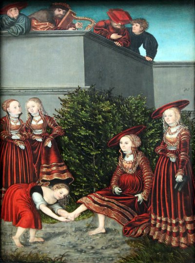 David y Betsabé de Lucas Cranach the Elder